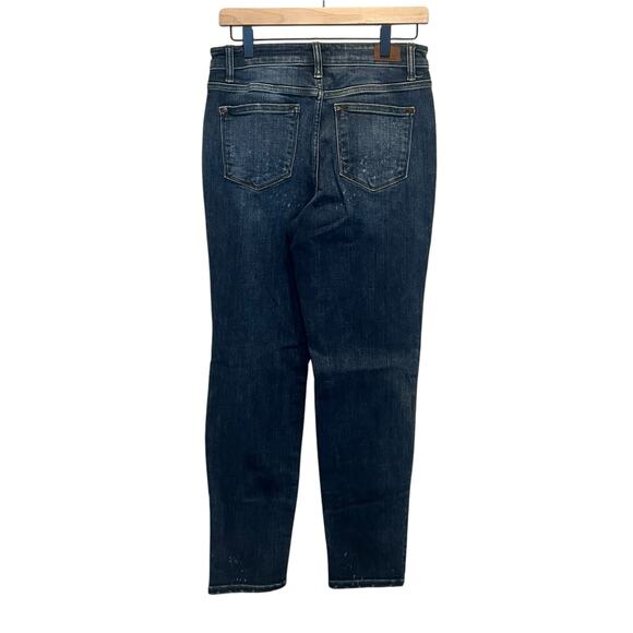 Judy Blue High-Rise Bleach Splash Boyfriend Jean Size 27 - Picture 2 of 8